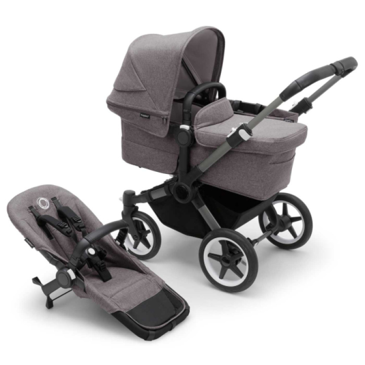 Bugaboo Donkey 5 Mono Graphite/Grey Melange i gruppen Barnvagnar / Varumärken / Bugaboo / Bugaboo Donkey 5 hos Köpbarnvagn (BUBO100000001)
