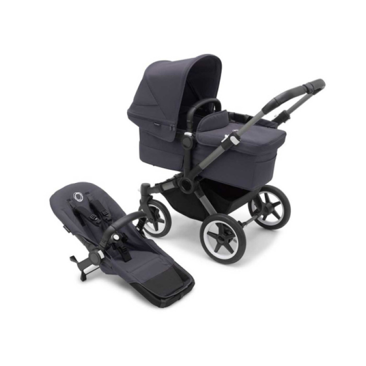 Bugaboo Donkey 5 Mono Graphite/Stormy Blue i gruppen Barnvagnar / Varumärken / Bugaboo / Bugaboo Donkey 5 hos Köpbarnvagn (BUBO100000003)