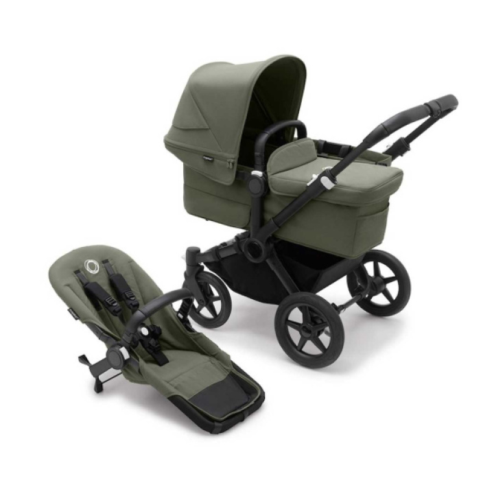 Bugaboo Donkey 5 Mono Black / Forest Green i gruppen Barnvagnar / Varumärken / Bugaboo / Bugaboo Donkey 5 hos Köpbarnvagn (BUBO100000004)