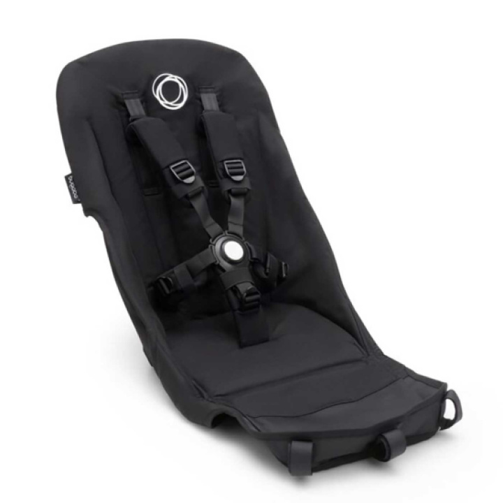Bugaboo Donkey 5 sittdelsklädsel MIDNIGHT BLACK i gruppen Barnvagnar / Tillbehör / Reservdelar hos Köpbarnvagn (BUBO100014001)
