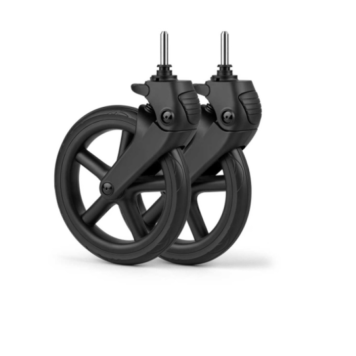 Bugaboo Fox 5 Renew Framhjul 2-pack Svart i gruppen Barnvagnar / Tillbehör / Reservdelar hos Köpbarnvagn (BUBO100201009)