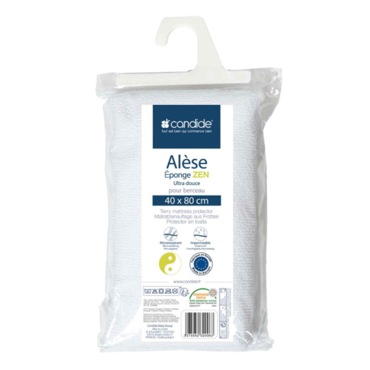 Candide Madrasskydd Bambu 40X80 Vagn/Vagga i gruppen Barnrum / Sängtillbehör / Madrasskydd hos Köpbarnvagn (CADI1734)
