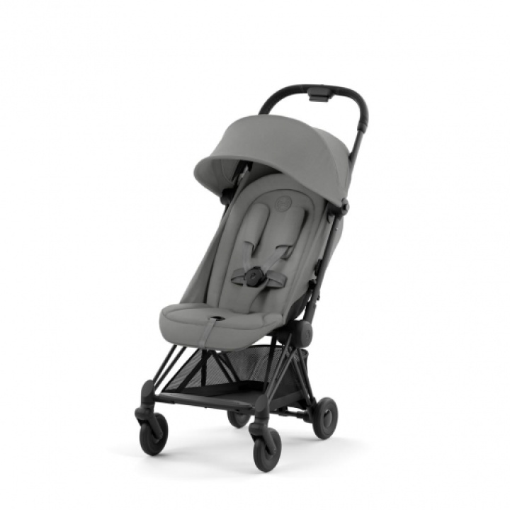 Cybex Coya Resesulky Matt Black/Mirage Grey i gruppen Barnvagnar / Barnvagnstyp / Sulkys & Resevagnar / Resevagnar hos Köpbarnvagn (CYBE522004325)