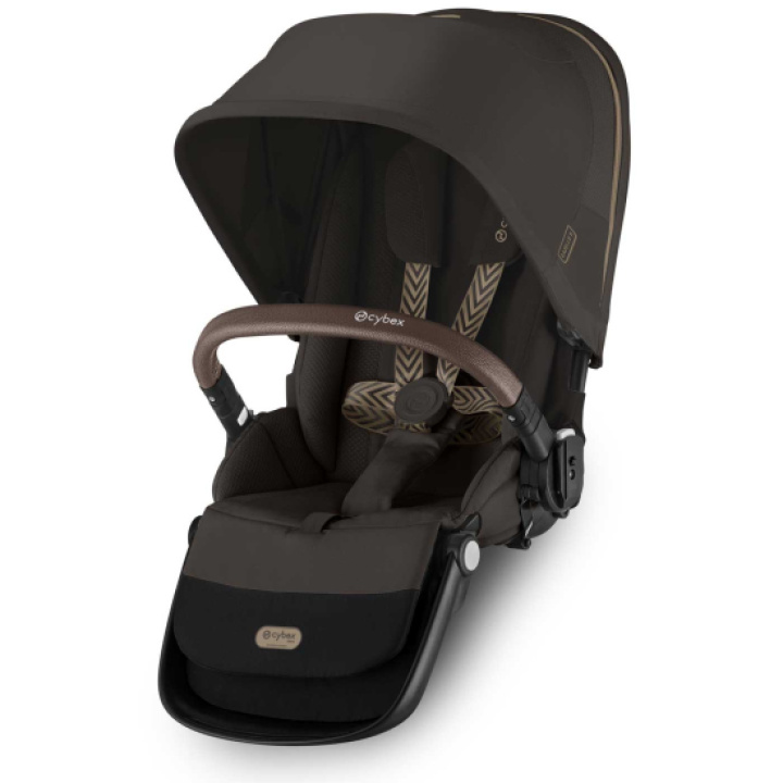 Cybex Gazelle S Syskonsits Chocolate Brown i gruppen Barnvagnar / Varumärken / Cybex / Cybex e-Gazelle hos Köpbarnvagn (CYBE525000145)