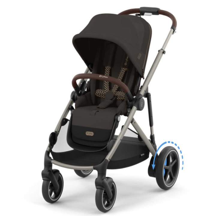 Cybex e-Gazelle S Sittvagn Chocolate Brown i gruppen Barnvagnar / Varumärken / Cybex / Cybex e-Gazelle hos Köpbarnvagn (CYBE525000175)