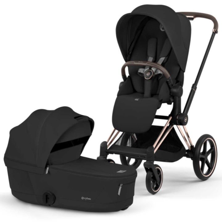 Cybex Priam Duovagn Rosegold/Sepia Black i gruppen Barnvagnar / Varumärken / Cybex hos Köpbarnvagn (CYBE526000001)