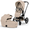 Cybex Priam Duovagn Matt Black/Cozy Beige