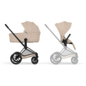 Cybex Priam Duovagn Matt Black/Cozy Beige