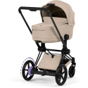 Cybex E-Priam Duovagn Matt Black/Cozy Beige