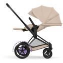 Cybex E-Priam Duovagn Matt Black/Cozy Beige
