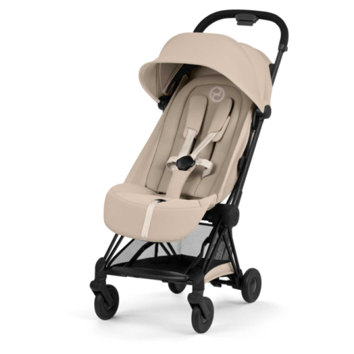 Cybex Coya Resevagn Matt Black/Cozy Beige i gruppen Barnvagnar / Barnvagnstyp / Sulkys & Resevagnar / Resevagnar hos Köpbarnvagn (CYBE526000153)
