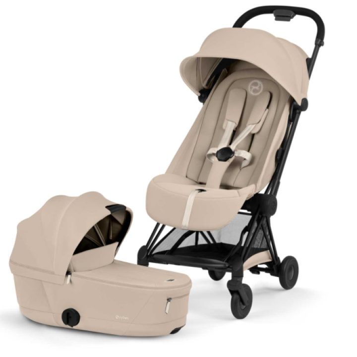 Cybex Coya Duovagn Matt Black/Cozy Beige i gruppen Barnvagnar / Varumärken / Cybex / Coya hos Köpbarnvagn (CYBE526000189)