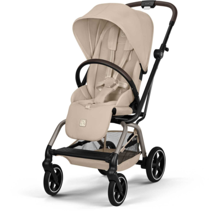 Cybex Eezy S Twist +2 Sittvagn Almond Beige i gruppen Barnvagnar / Barnvagnstyp / Sulkys & Resevagnar hos Köpbarnvagn (CYBE526000847)