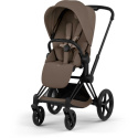 Cybex Priam Duovagn Matt Black/Coconut Brown
