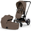 Cybex E-Priam Duovagn Matt Black/Coconut Brown