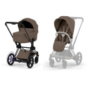Cybex E-Priam Duovagn Matt Black/Coconut Brown