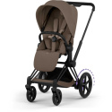 Cybex E-Priam Duovagn Matt Black/Coconut Brown