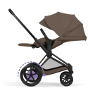 Cybex E-Priam Duovagn Matt Black/Coconut Brown