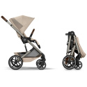 Cybex Balios S Lux DUO med Fold-Cot Almond Beige