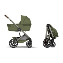 Cybex Balios S Lux DUO med Fold-Cot Moss Green