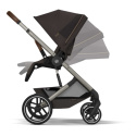 Cybex Balios S Lux 2026 DUO med Fold-Cot Chocolate Brown