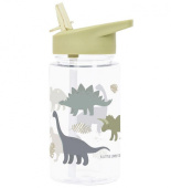  A Little Lovely Company Vattenflaska med Sugrr Dinosaurier