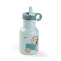 Done By Deer Vattenflaska 350 ml Tiny Farm Blue