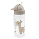 Done By Deer Vattenflaska med sugrör Lalee Sand