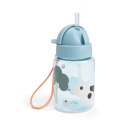 Done By Deer Vattenflaska 280 ml Tiny Farm Blå