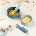 Done By Deer Pre-spoon Tiny Farm Blue 2-pack