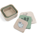 Done By Deer Snack Box Happy Clouds Green 3-pack