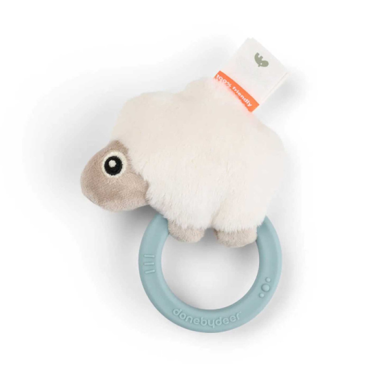 Done By Deer Bitring/Skallra Sheepy i gruppen Leksaker / Babylek 0-1 år / Bitleksaker hos Köpbarnvagn (DOBD4353802)