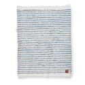 Elodie Furry Stickad Filt Berry Blue