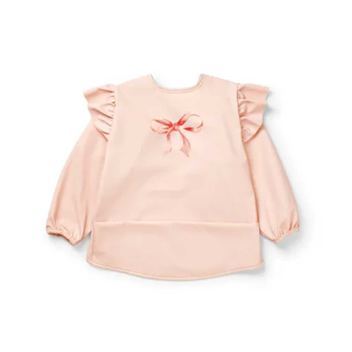 Elodie Långärmad Haklapp Rosy Bow i gruppen Äta & Mata / Haklappar hos Köpbarnvagn (ELOD30410205885NA)