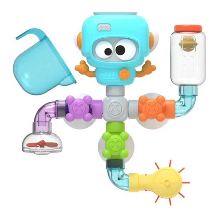 Fresh Kid Badleksak Robot 20 delar i gruppen Leksaker / Leksaker från 3 år / Badleksaker hos Köpbarnvagn (FRKI3501)