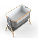Inovi Air Bedside Crib Grey Melange