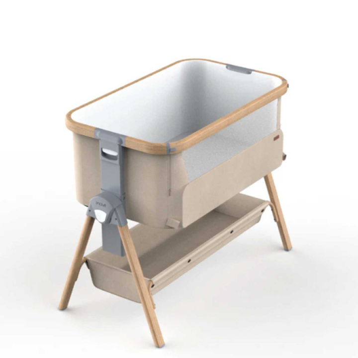 Inovi Air Bedside Crib Sand i gruppen Barnrum / Spjälsängar & Vaggor / Vaggor & minisängar hos Köpbarnvagn (INOV51304-10)