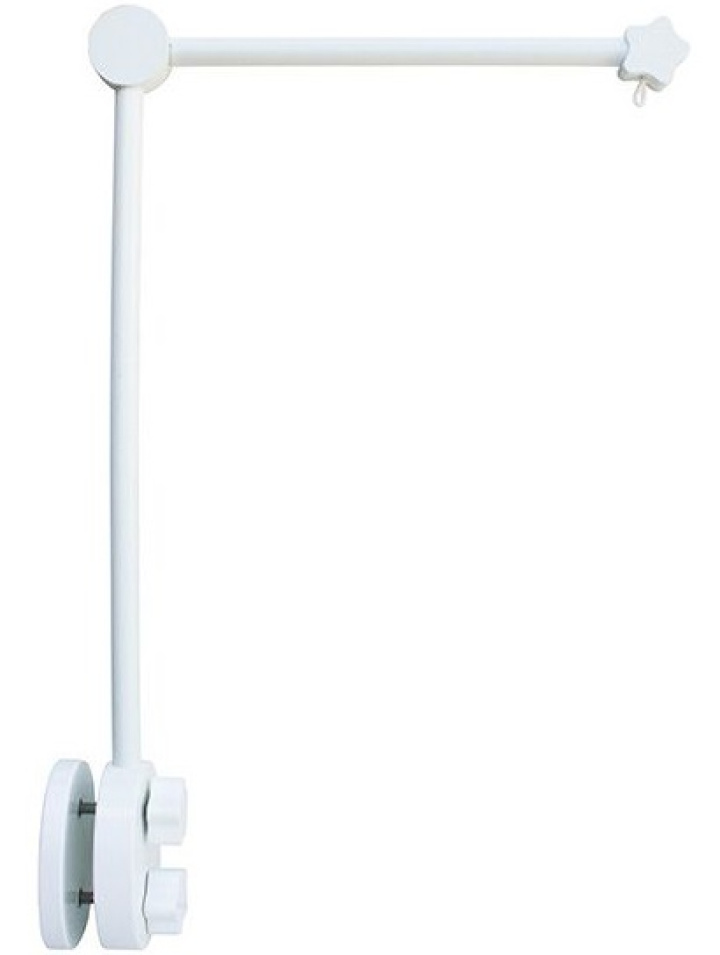 Jabadabado Mobilarm i trä, Vit i gruppen Leksaker / Babylek 0-1 år / Sängmobiler hos Köpbarnvagn (JABA7332599002213)