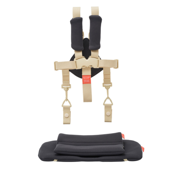 KAOS Klapp Sele och Dyna Charcoal Black