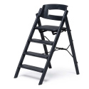 KAOS Klapp Matstol Återvunnen Plast Charcoal Black