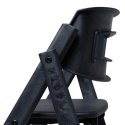 KAOS Klapp Matstol Återvunnen Plast Charcoal Black