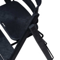 KAOS Klapp Matstol Återvunnen Plast Charcoal Black