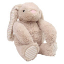 Carlo Baby Fleecefilt med gosedjur kanin Beige