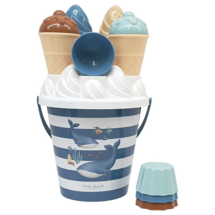Little Dutch Hinkset Glassar Ocean World 14pcs i gruppen Leksaker / Leksaker från 3 år / Utelek / Sand- & strandleksaker hos Köpbarnvagn (LD2016376)