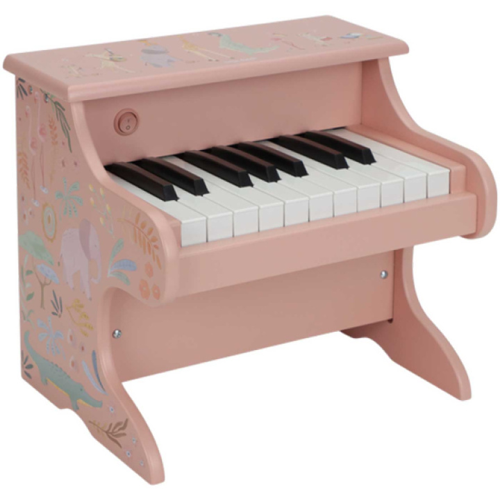 Little Dutch Piano Rosa Safari Friends i gruppen Leksaker / Leksaker från 3 år / Musikinstrument hos Köpbarnvagn (LD7477)