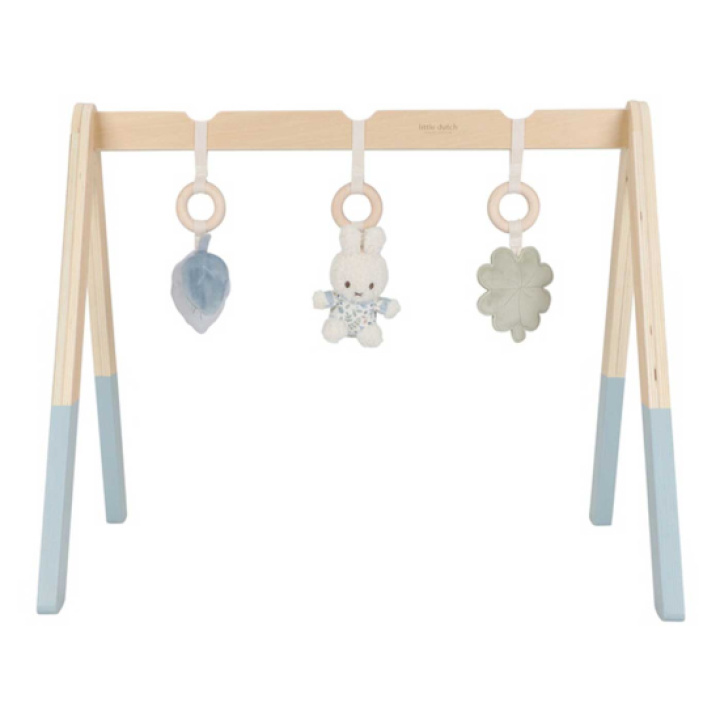 Miffy x Little Dutch Babygym i Trä Lucky Leaves i gruppen Leksaker / Babylek 0-1 år / Babygym hos Köpbarnvagn (LDNIJN460)