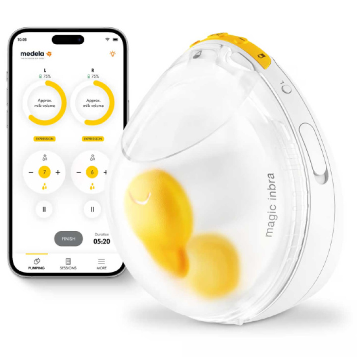 Medela Magic InBra bärbar bröstpump enkel i gruppen Förälder / Gravid & amning hos Köpbarnvagn (MEDE101046547)