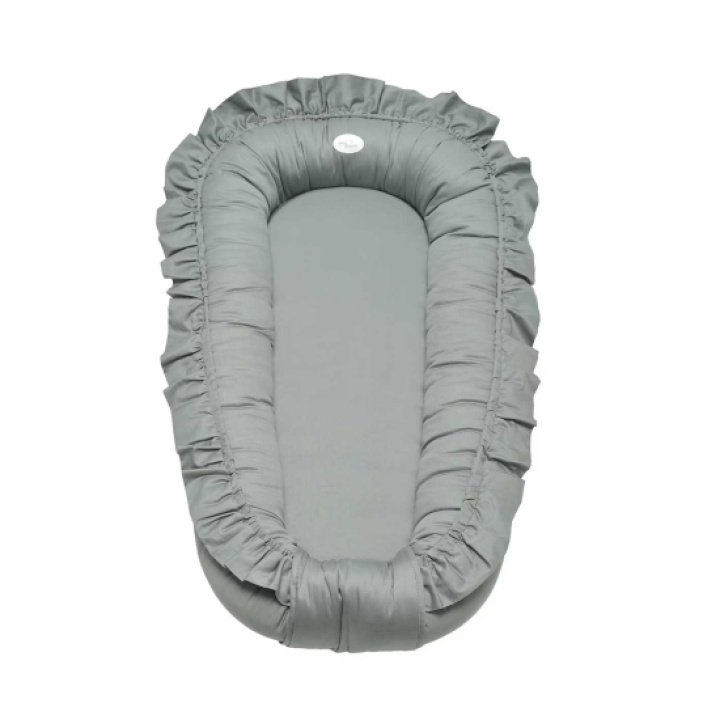 Mini Dreams Babynest Volang Grön i gruppen Barnrum / Sängtillbehör / Babynest hos Köpbarnvagn (MIDR2050-01)