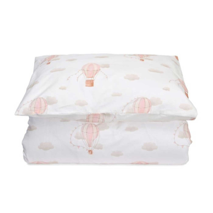 Mini Dreams Påslakanset Vagn/vagga Vintage Balloon Rosa