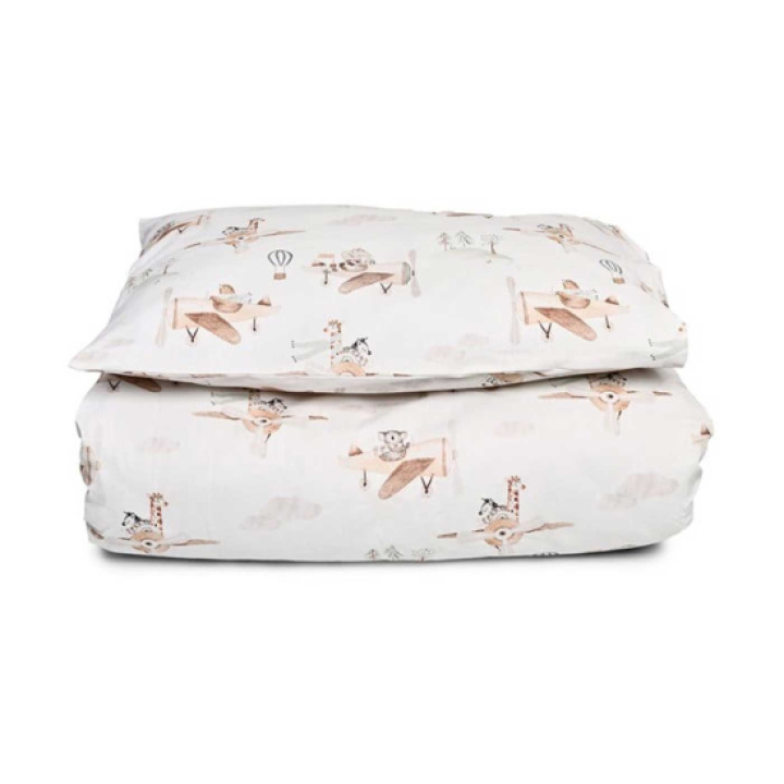 Mini Dreams Påslakanset Spjälsäng Flying Friends Vit